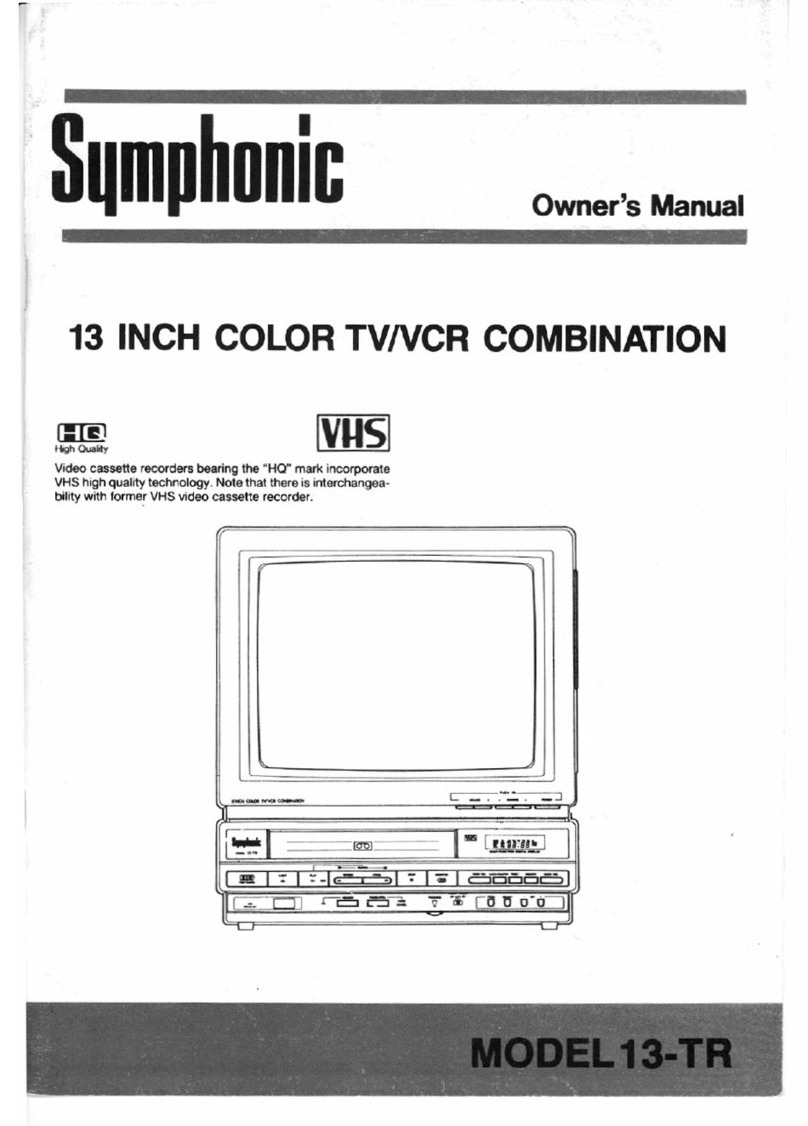 Symphonic 13-TR User manual Symphonic 13-TR User manual