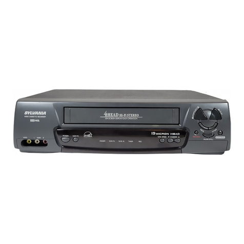 Sylvania 2960CLV User manual