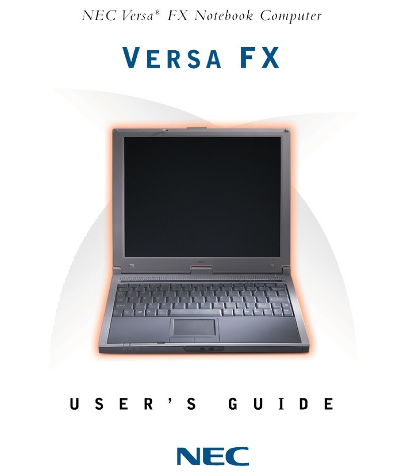 NEC VERSA FX manual