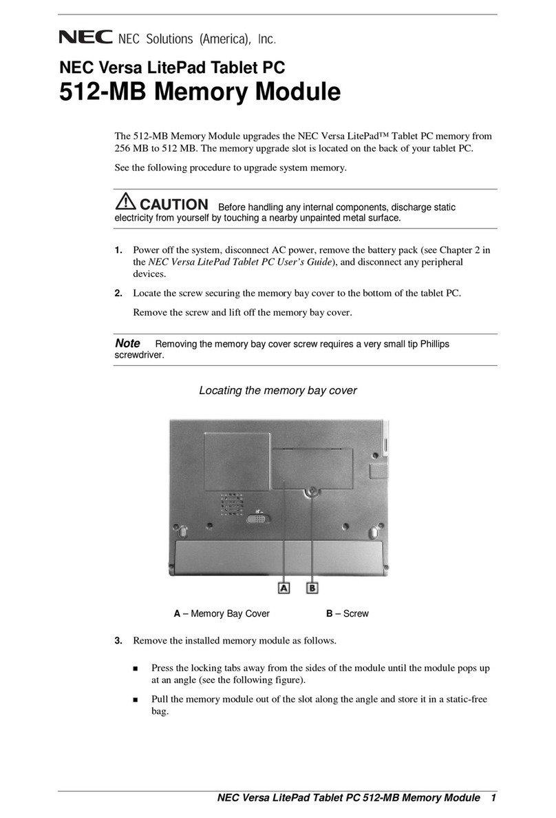NEC Versa LitePad manual