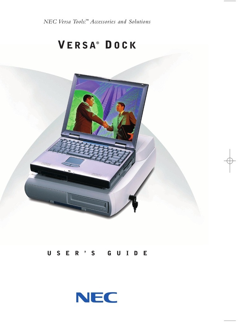 NEC VERSA DOCK - SERVICE manual