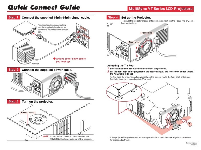 NEC VT40 User manual