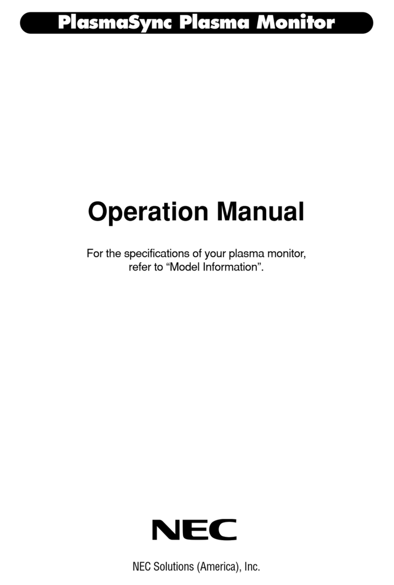 NEC 42 VP5 VM5 User manual