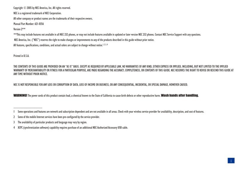 NEC MDview 232 User manual