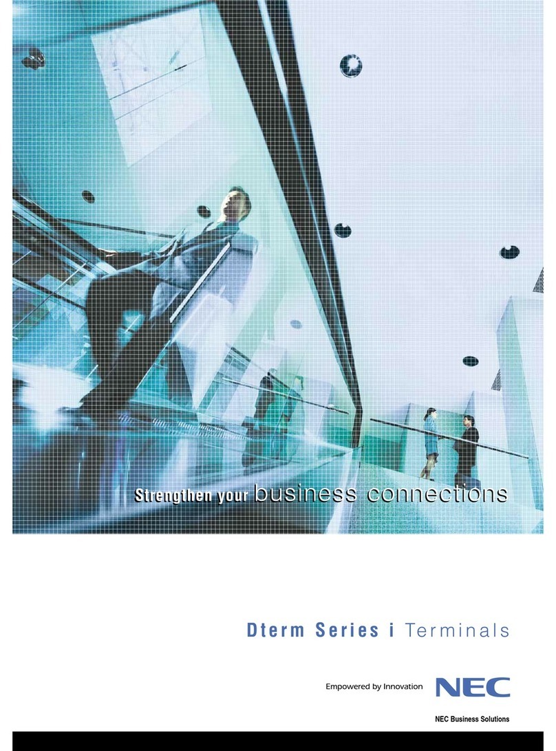 NEC Dterm Series i User manual
