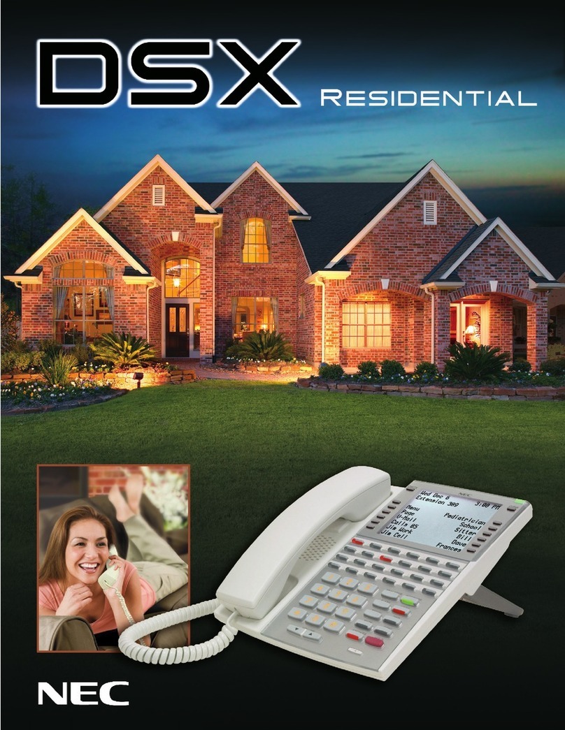 NEC DSX-40 DEMO KIT User manual