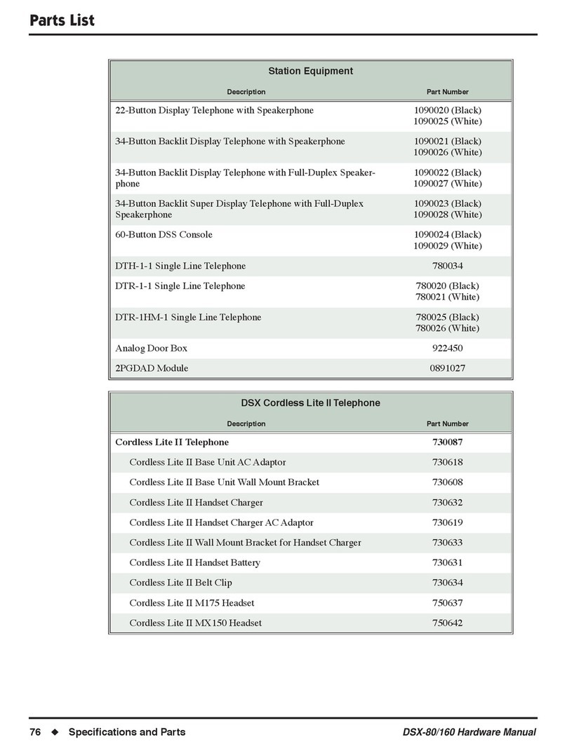 NEC DSX-160 User manual