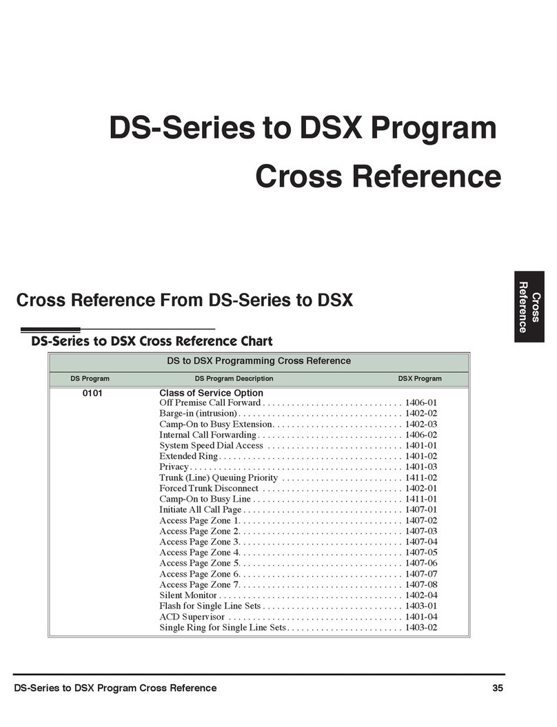 NEC DS TO DSX - CROSS Service manual