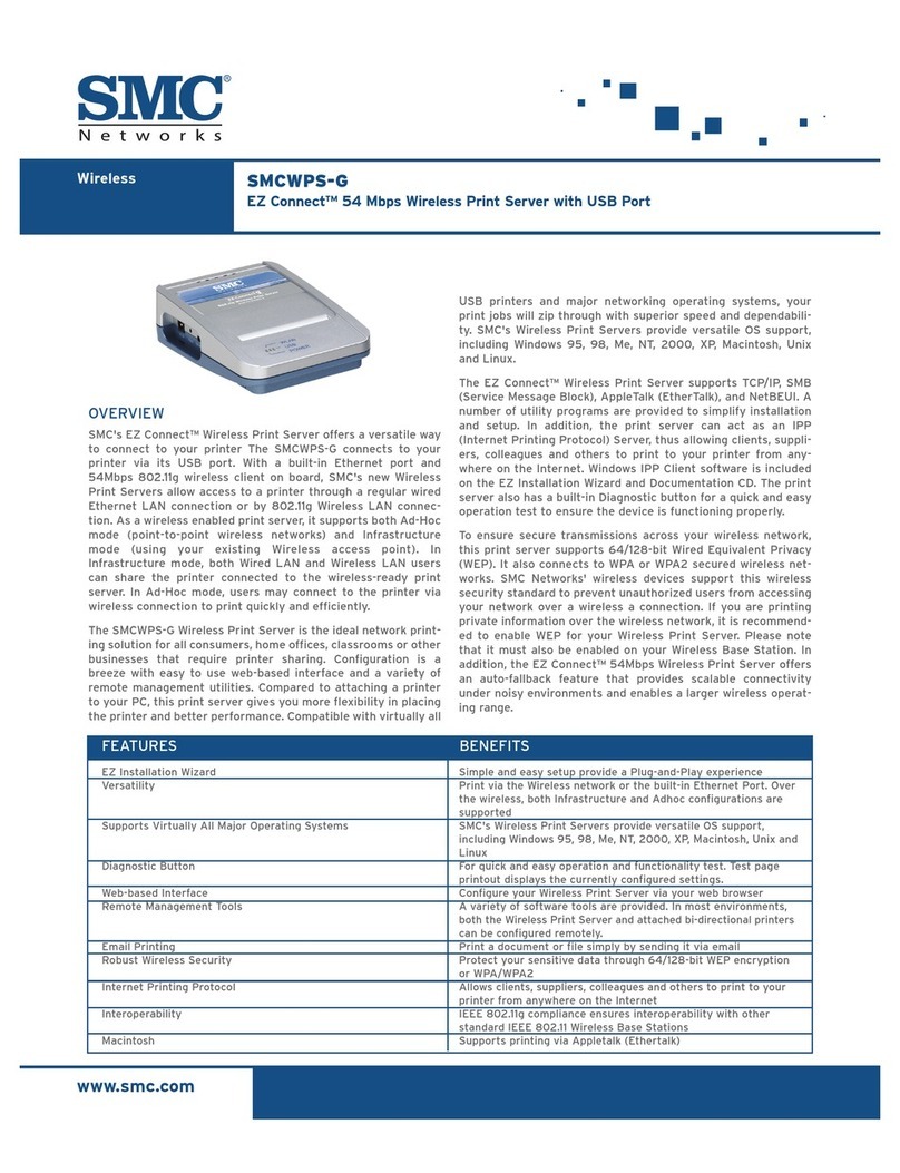 SMC Networks SMCWPS-G User manual