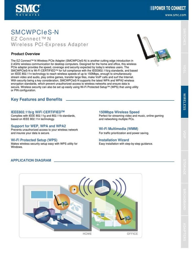 SMC Networks WPCIES-N User manual