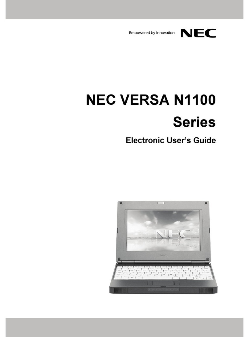 NEC VERSA N1100 Series User manual