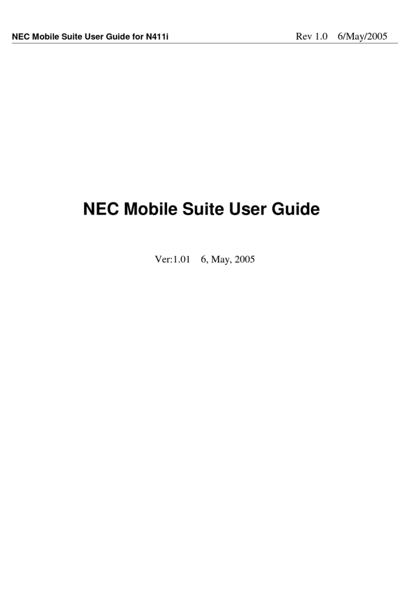 NEC N411I - MANUAL 2 User manual