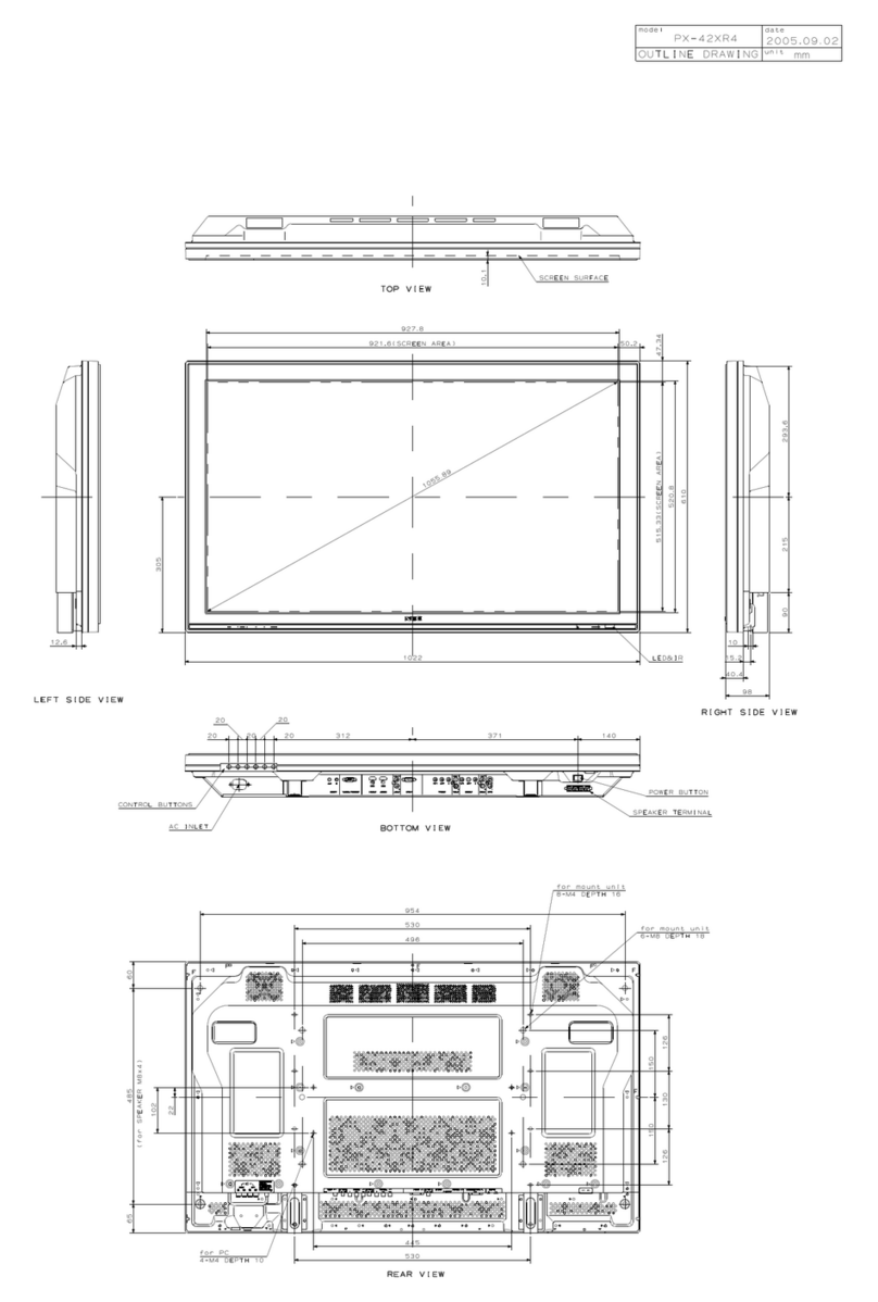 NEC PX-42XR4 User guide NEC PX-42XR4 User guide