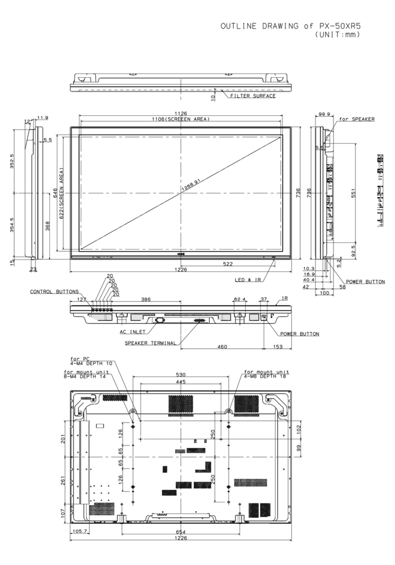 NEC PX-50XR5 User manual