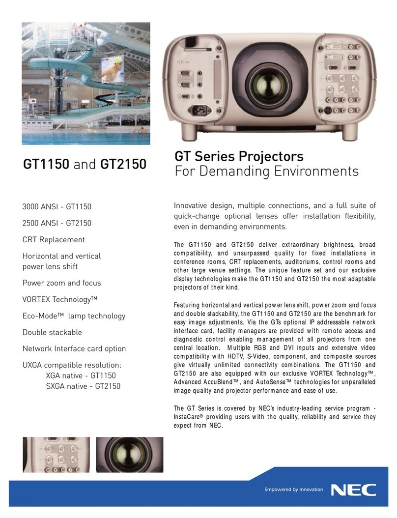 NEC LCDGT2150 User manual