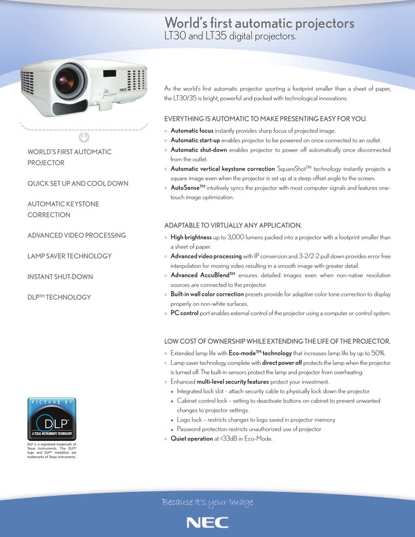 NEC NEC080538 User manual