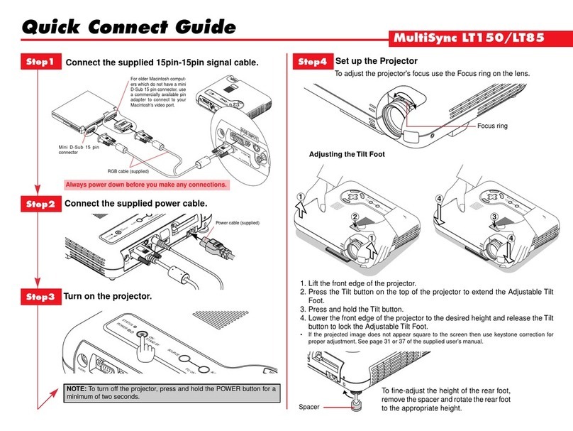 NEC LT50 - User manual