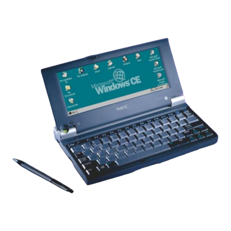 NEC MOBILEPRO 750C H User manual NEC MOBILEPRO 750C H User manual