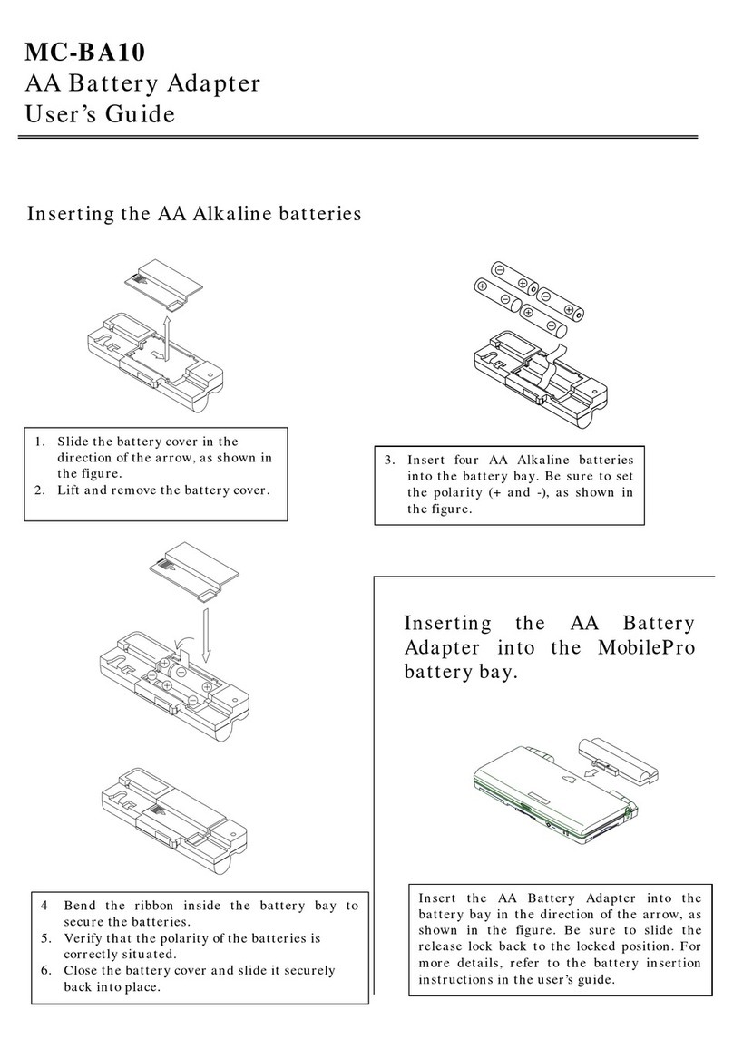 NEC MC-BA10 User manual NEC MC-BA10 User manual