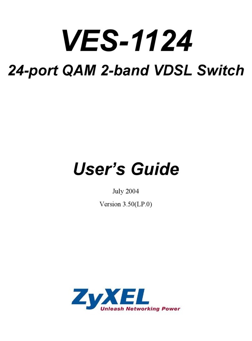 ZyXEL Communications VES-1124 - User manual