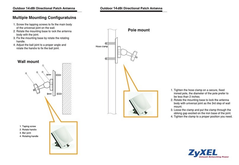 ZyXEL Communications ZYAIR EXT-109 - MOUNTING Mounting guide
