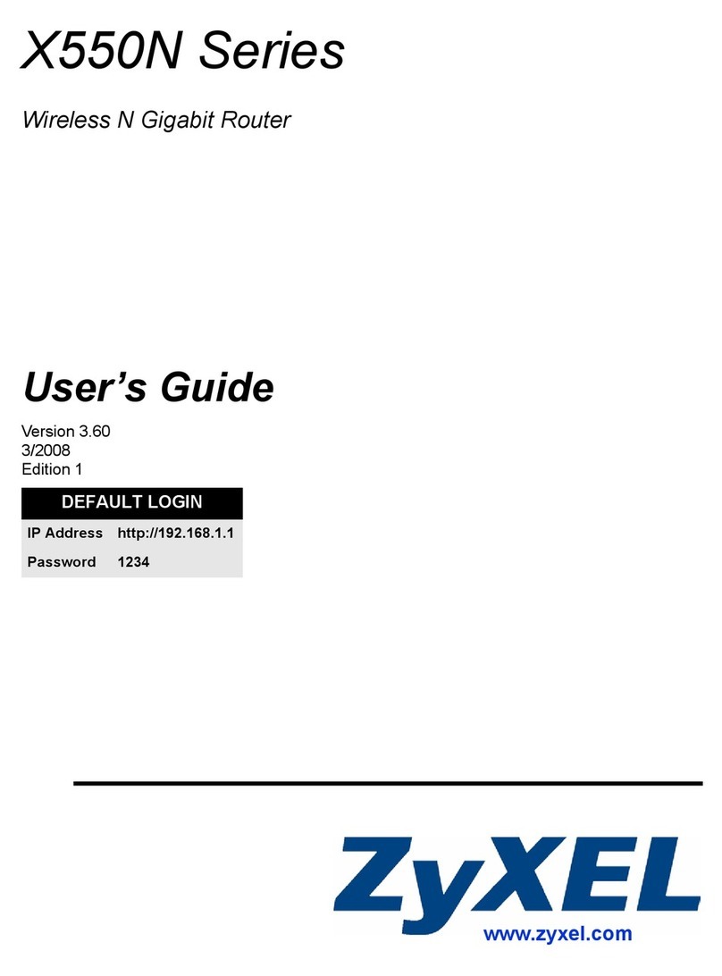 ZyXEL Communications X550N -  V3.60 User manual