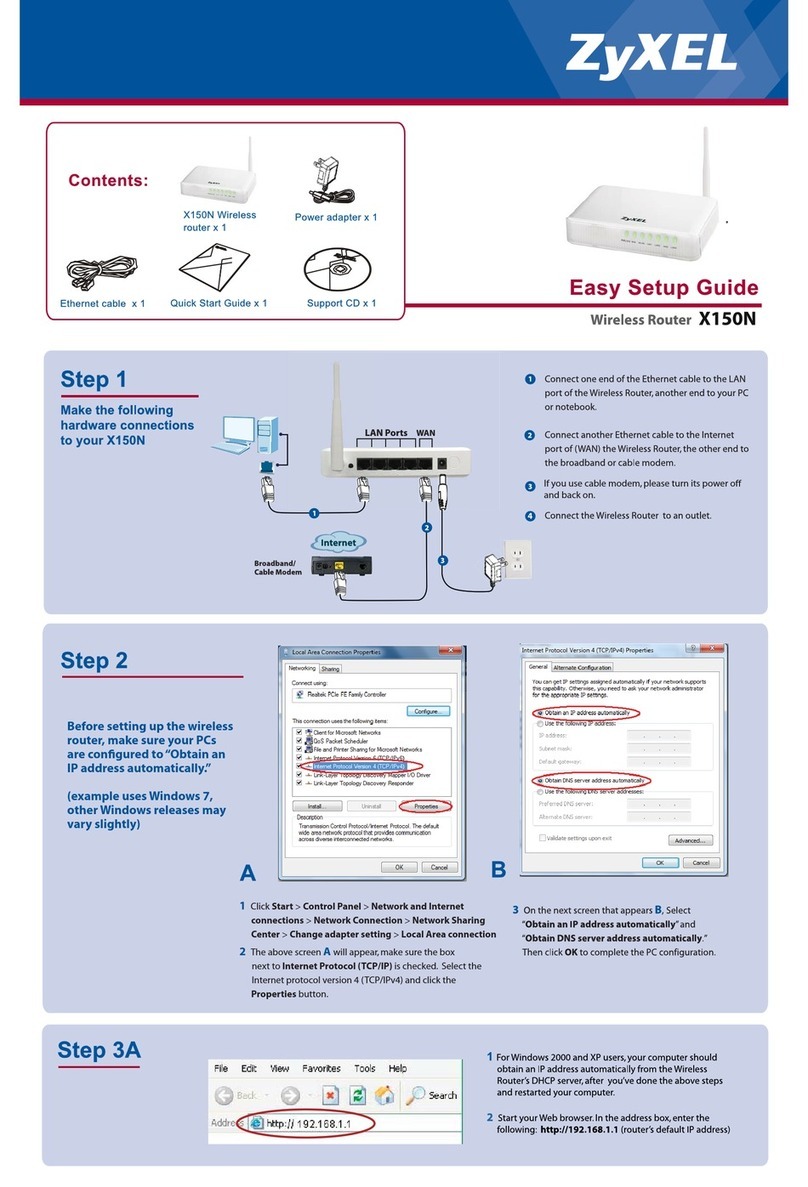 ZyXEL Communications X150N - User manual
