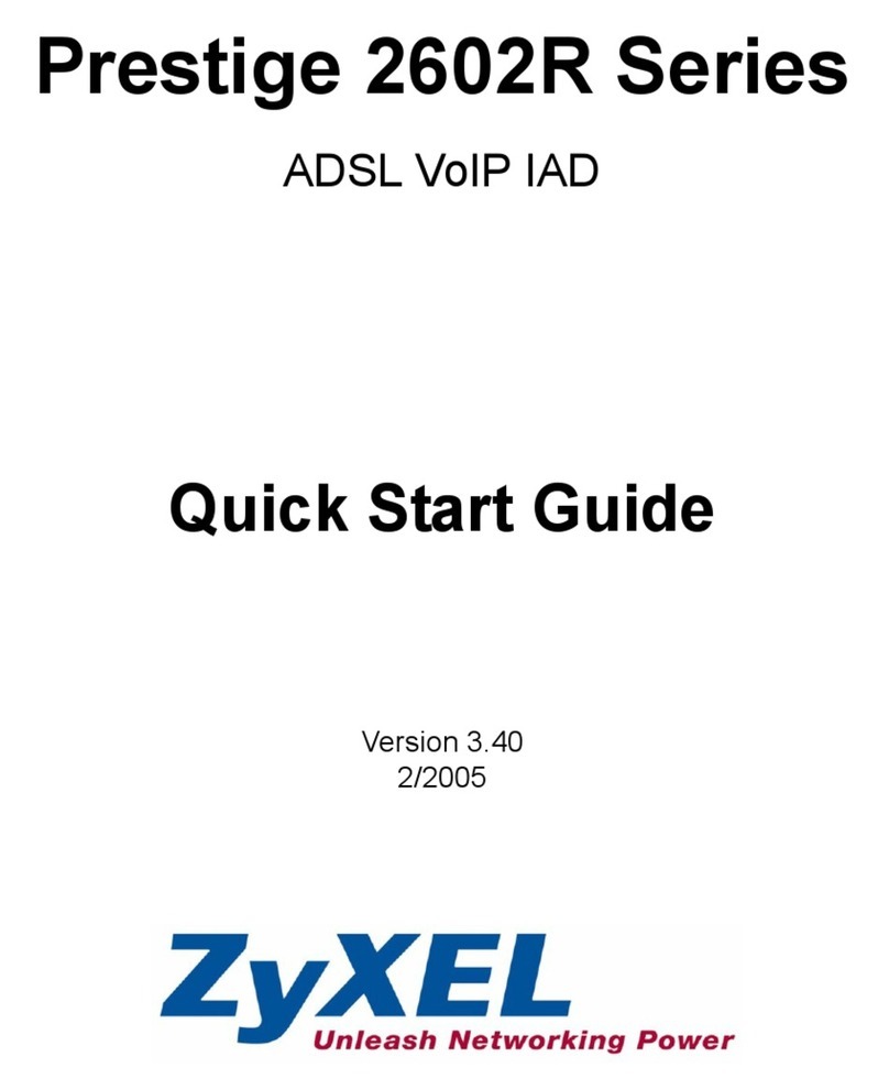 ZyXEL Communications Prestige 2602R Series quick start guide