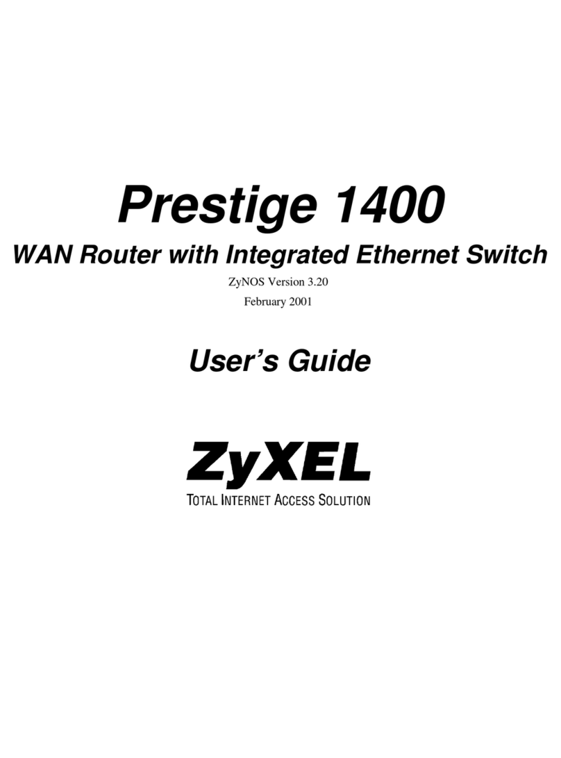 ZyXEL Communications PRESTIGE 1400 - user guide