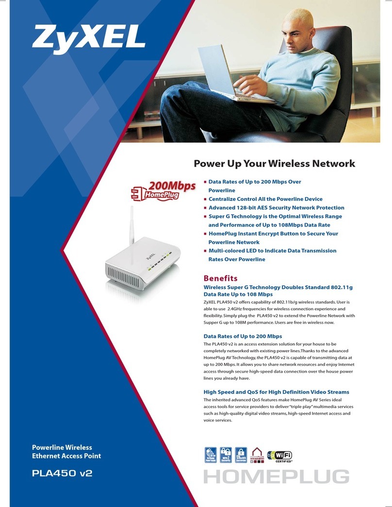 ZyXEL Communications PLA450 v2 User manual