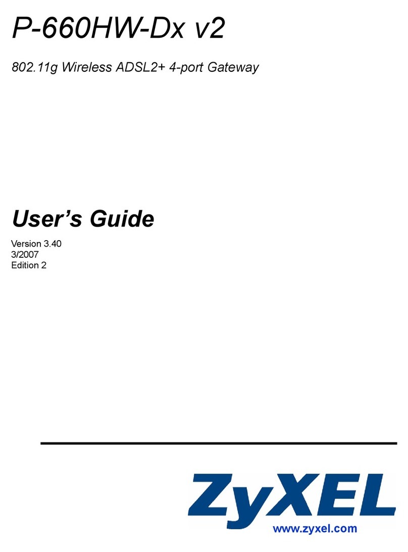 ZyXEL Communications P-660HW-DX V2 -  V3.40 User manual