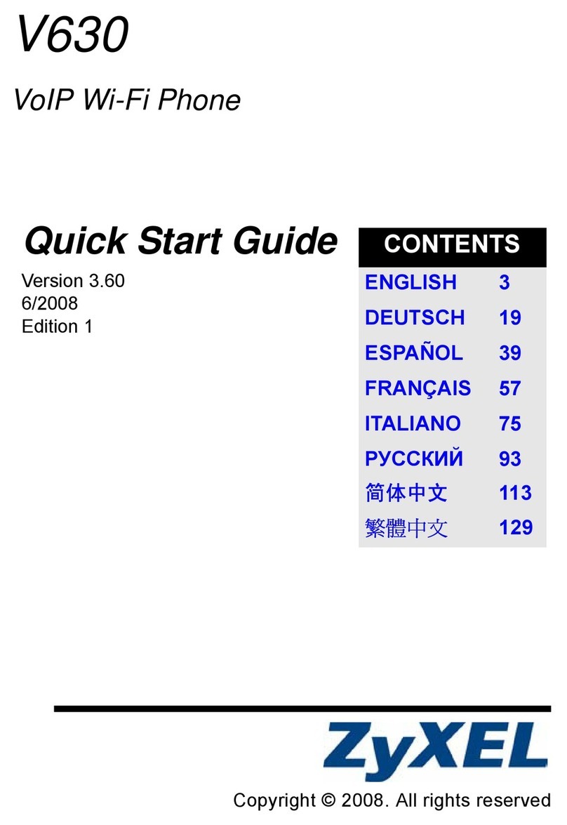 ZyXEL Communications V-630 quick start guide