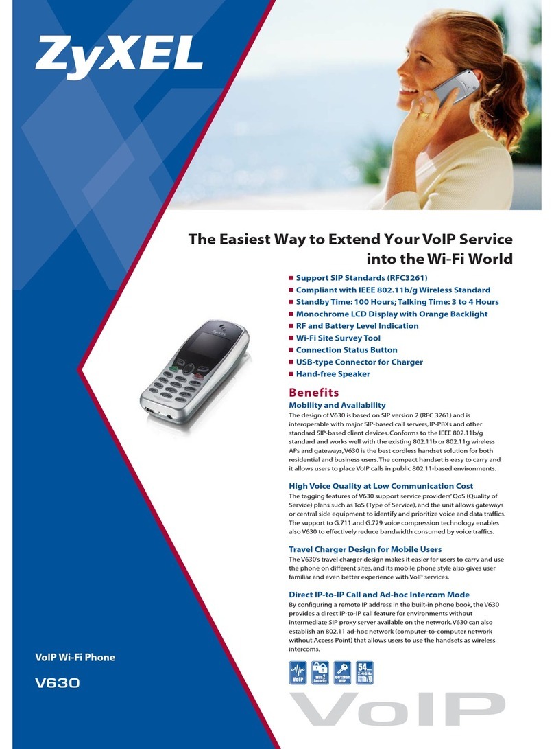 ZyXEL Communications V-630 brochure