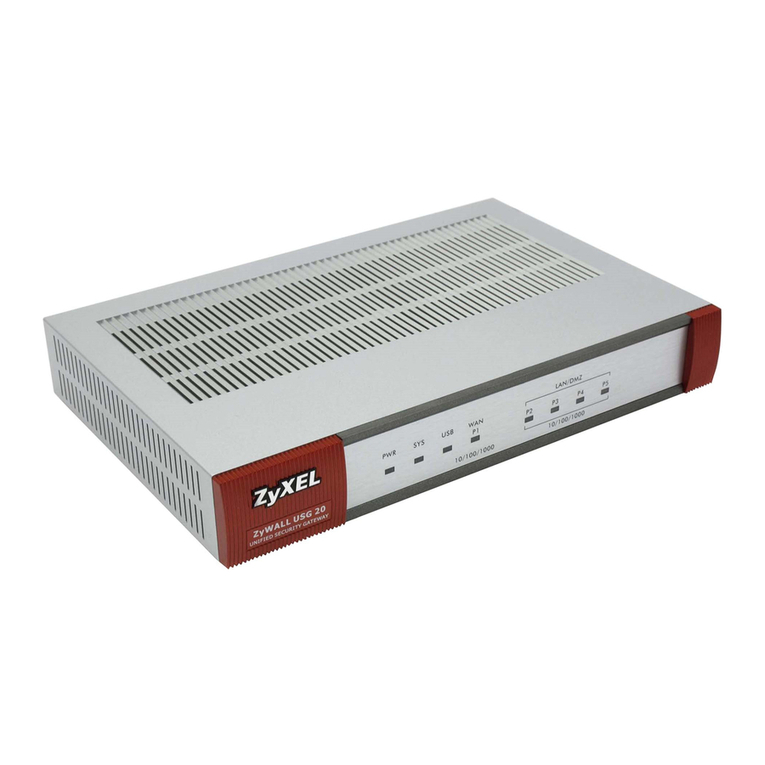 ZyXEL Communications ZYWALL USG 20W User manual