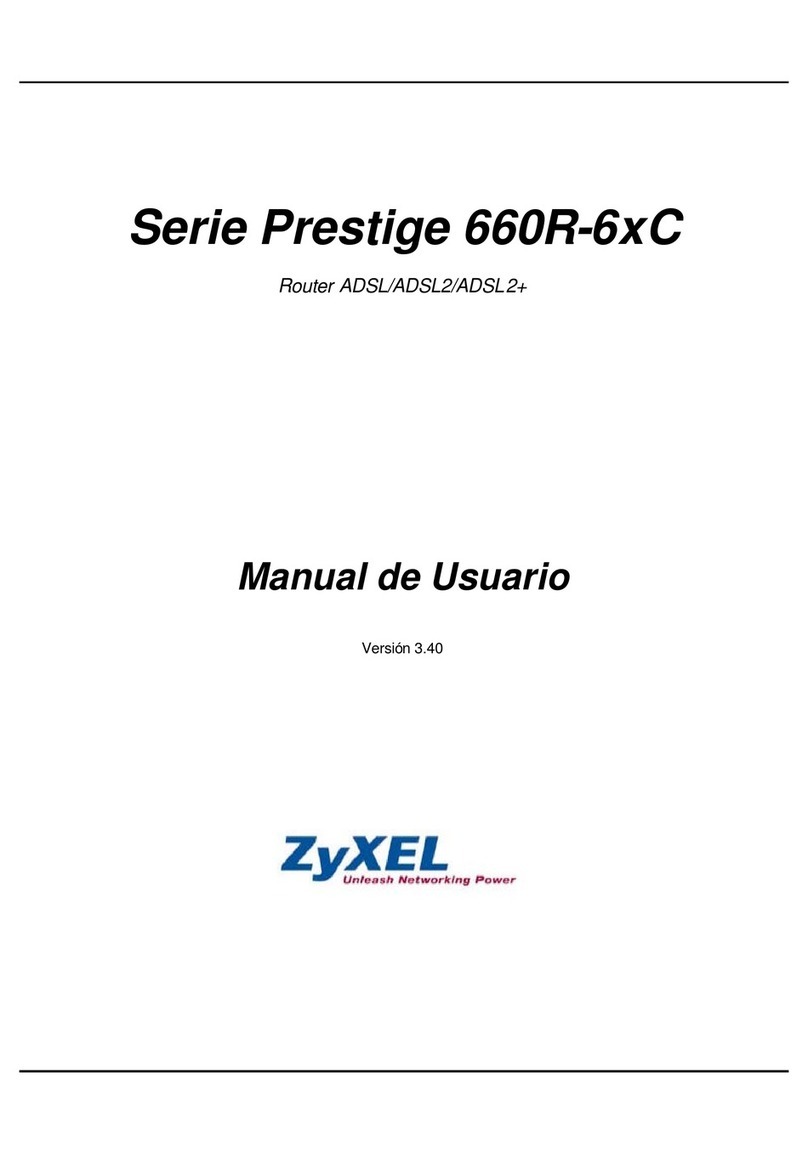 ZyXEL Communications PRESTIGE P660R-6XC Manual de usuario