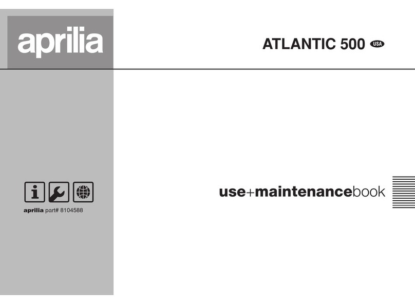 APRILIA ATLANTIC 500 - 2003 User manual