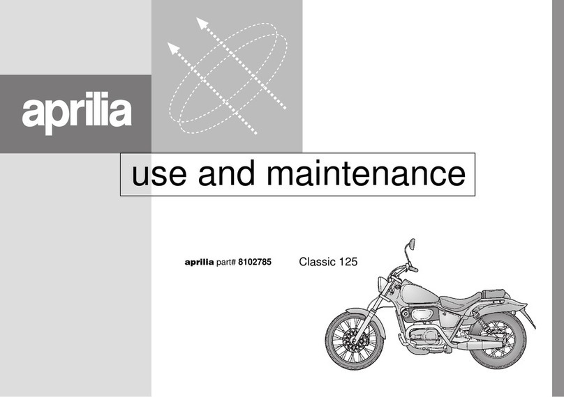 APRILIA CLASSIC 125 - 1997 User manual