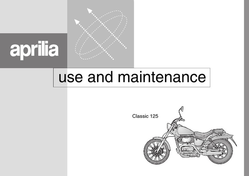 APRILIA CLASSIC 125 - 03-1997 User manual