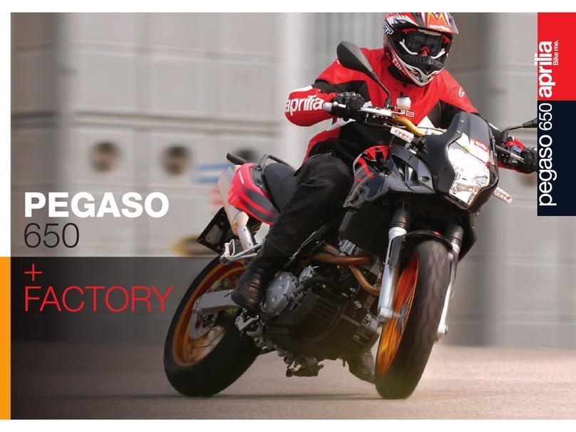 APRILIA PEGASO 650 - 2009 User manual APRILIA PEGASO 650 - 2009 User manual