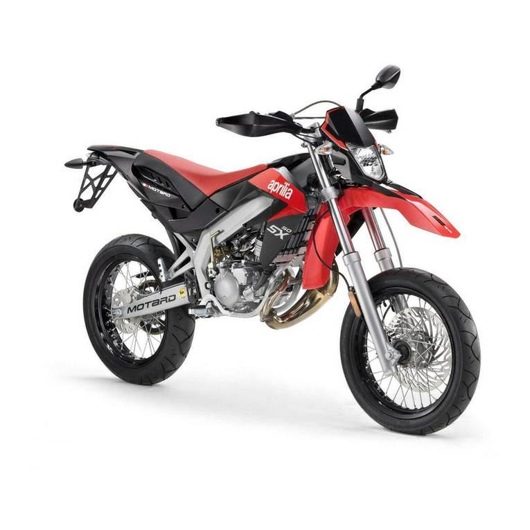 APRILIA MX 50 User guide