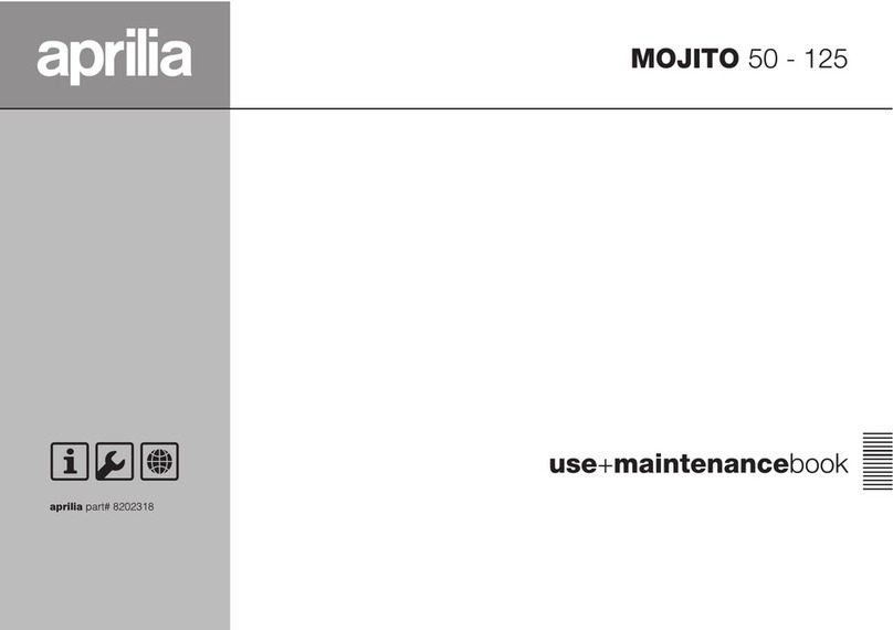 APRILIA MOJITO 125 - 2002 manual