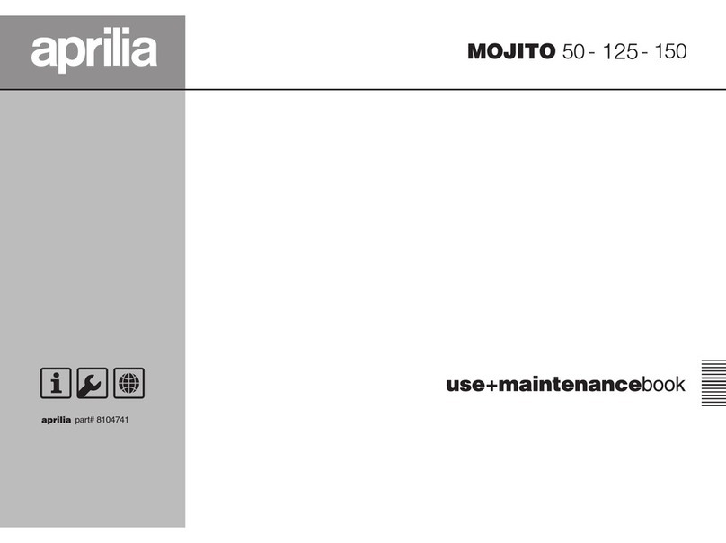 APRILIA M125 - 06-2003 manual APRILIA M125 - 06-2003 manual