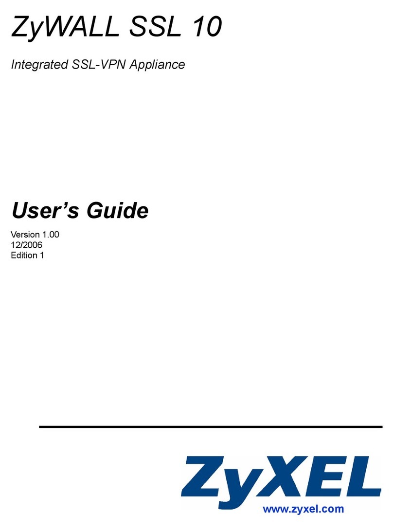 ZyXEL Communications ZyWALL SSL 10 User manual ZyXEL Communications ZyWALL SSL 10 User manual