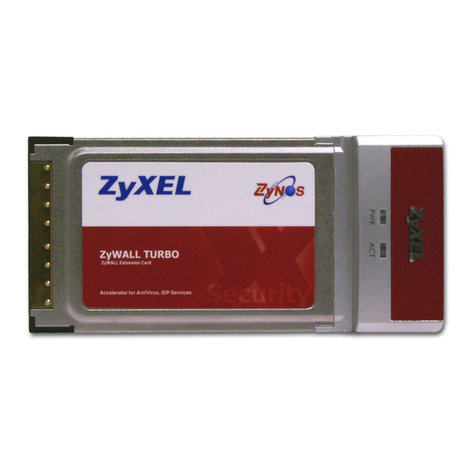 ZyXEL Communications ZYWALL TURBO CARD user guide