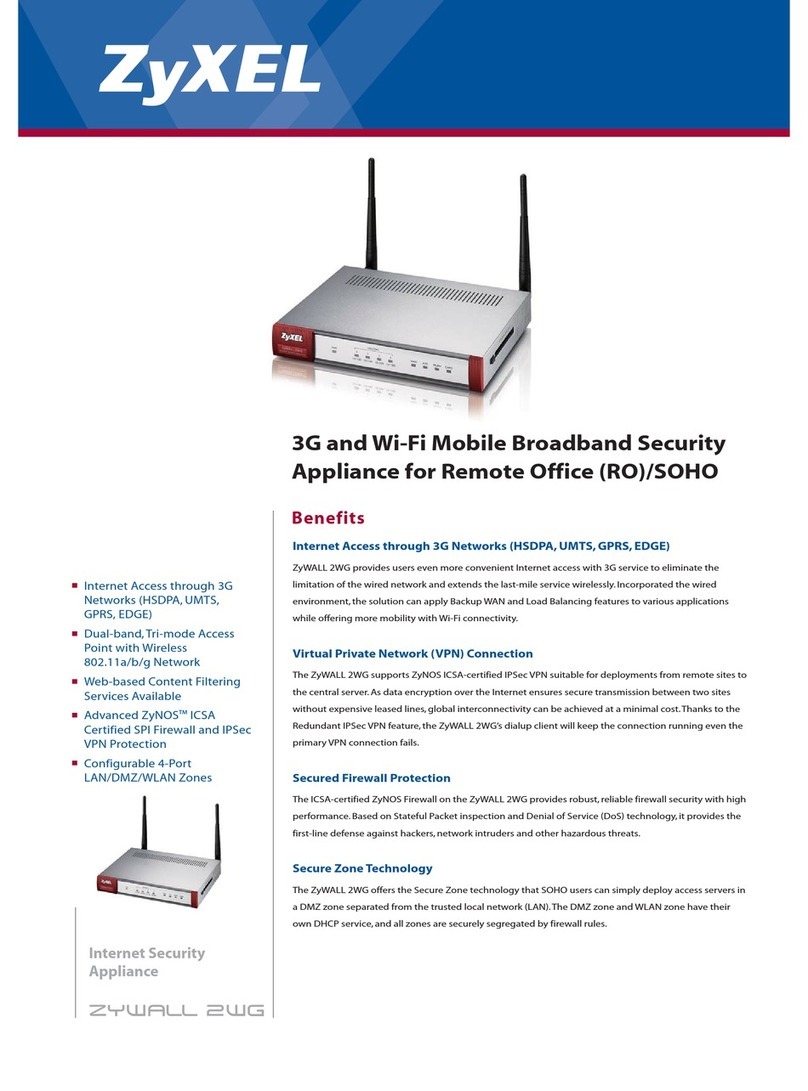 ZyXEL Communications ZYWALL 2 WG User manual