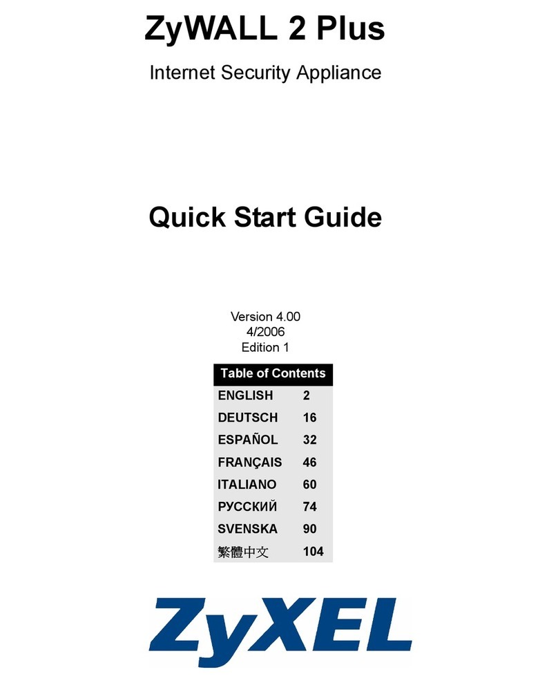 ZyXEL Communications ADSL 2+ Security Gateway User manual ZyXEL Communications ADSL 2+ Security Gateway User manual