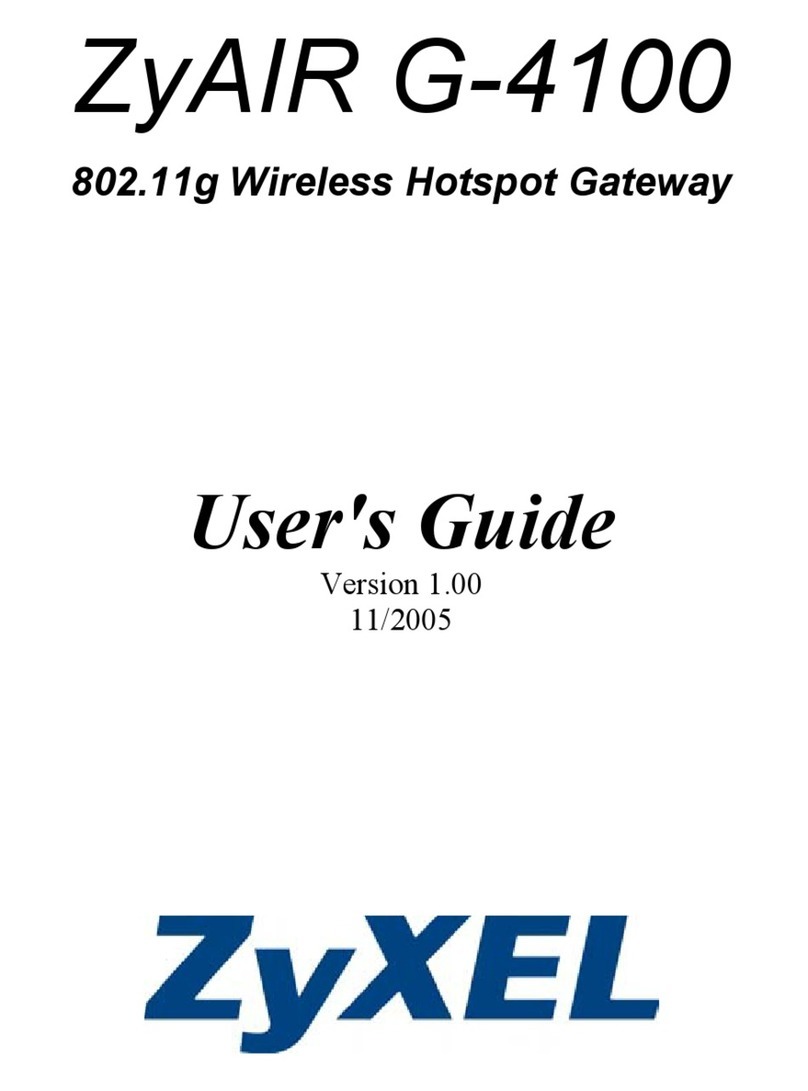 ZyXEL Communications ZyAIR G-4100 User manual