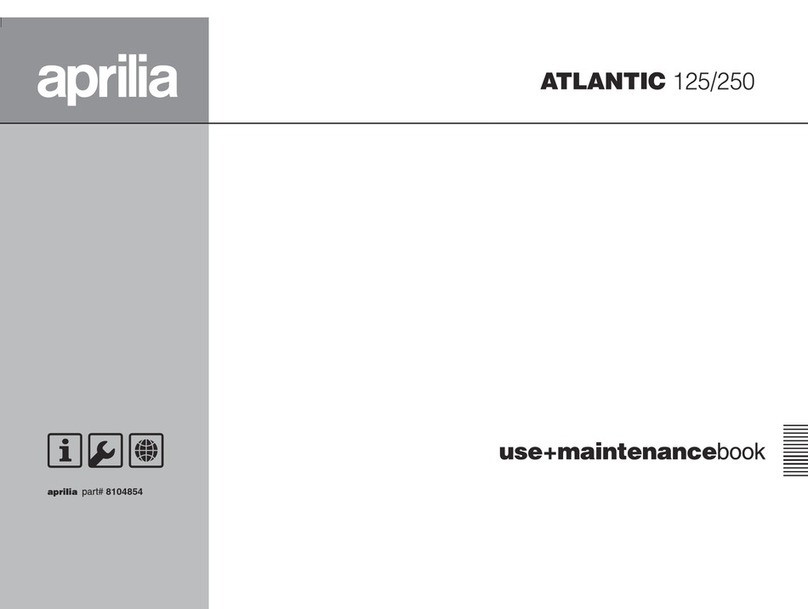 APRILIA ATLANTIC 125 - MANUEL 2 User manual