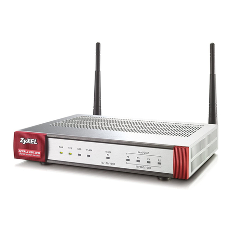 ZyXEL Communications ZYWALL USG 20 User manual ZyXEL Communications ZYWALL USG 20 User manual