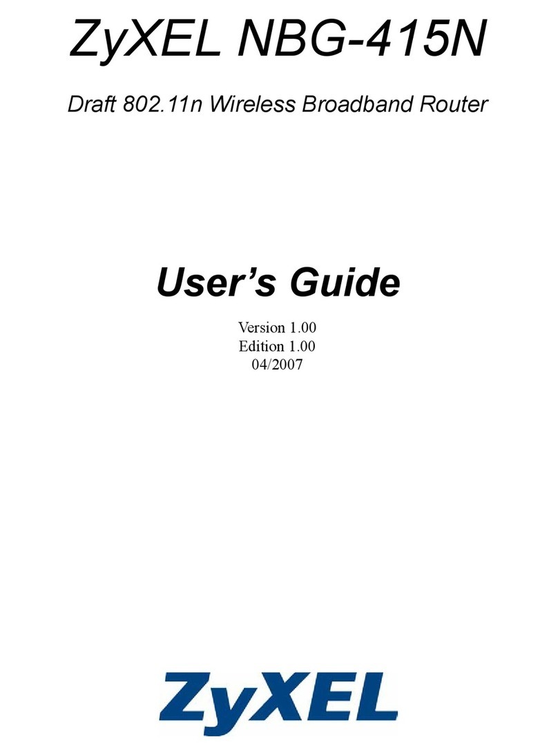 ZyXEL Communications NBG-415N -  V1.00 User manual